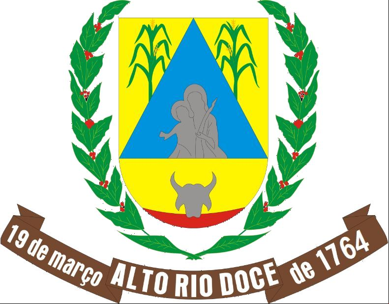 Brasão da cidade de Alto Rio Doce - MG