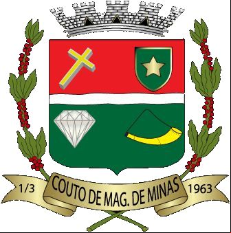 Brasão da cidade de Couto De Magalhaes De Minas - MG