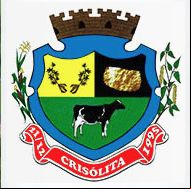 Brasão da cidade de Crisolita - MG