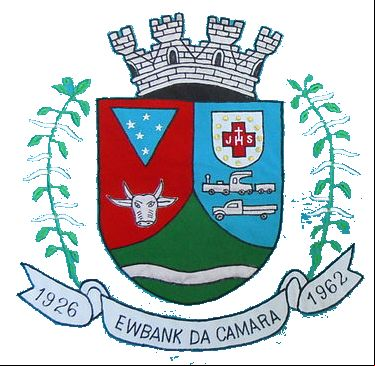 Brasão da cidade de Ewbank Da Camara - MG