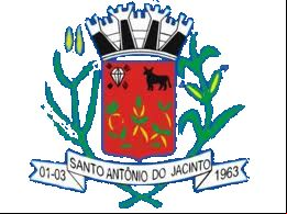 Brasão da cidade de Santo Antonio Do Jacinto - MG