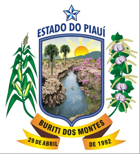 Brasão da cidade de Buriti Dos Montes - PI