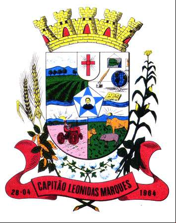 Brasão da cidade de Capitao Leonidas Marques - PR