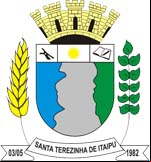 Brasão da cidade de Santa Terezinha De Itaipu - PR
