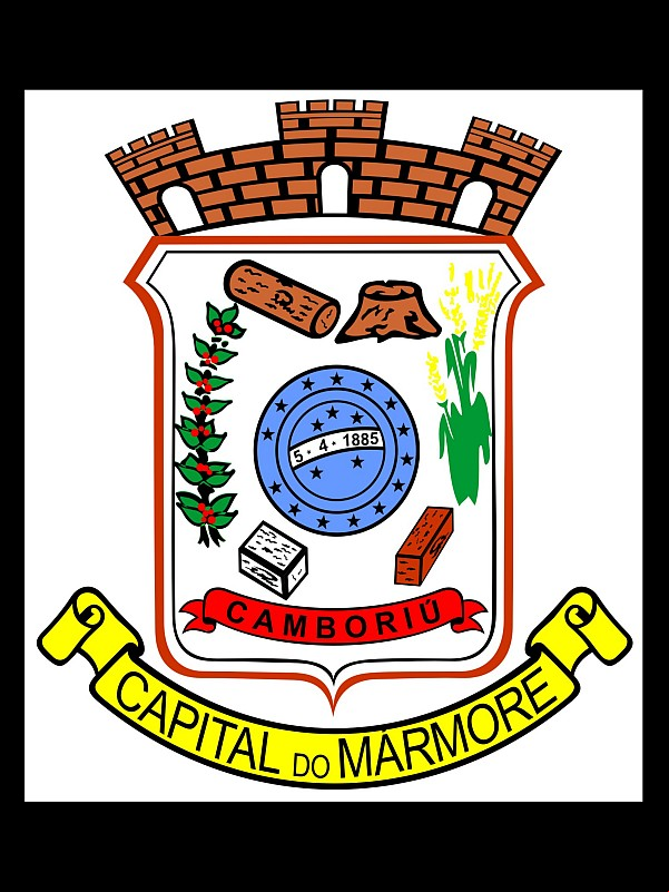 Brasão da cidade de Camboriu - SC